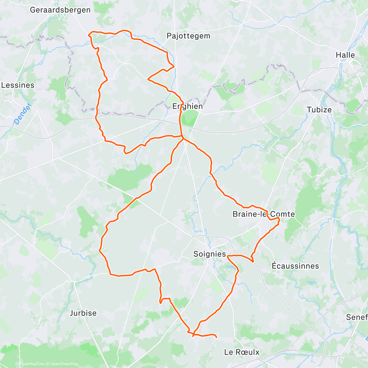 Map of the activity, Endurance Day ✨️