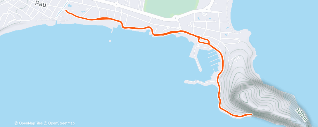 Map of the activity, Ochtendloop