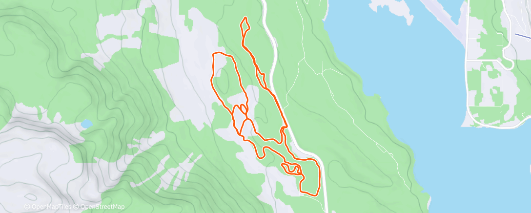 Map of the activity, Morning Nordic Ski