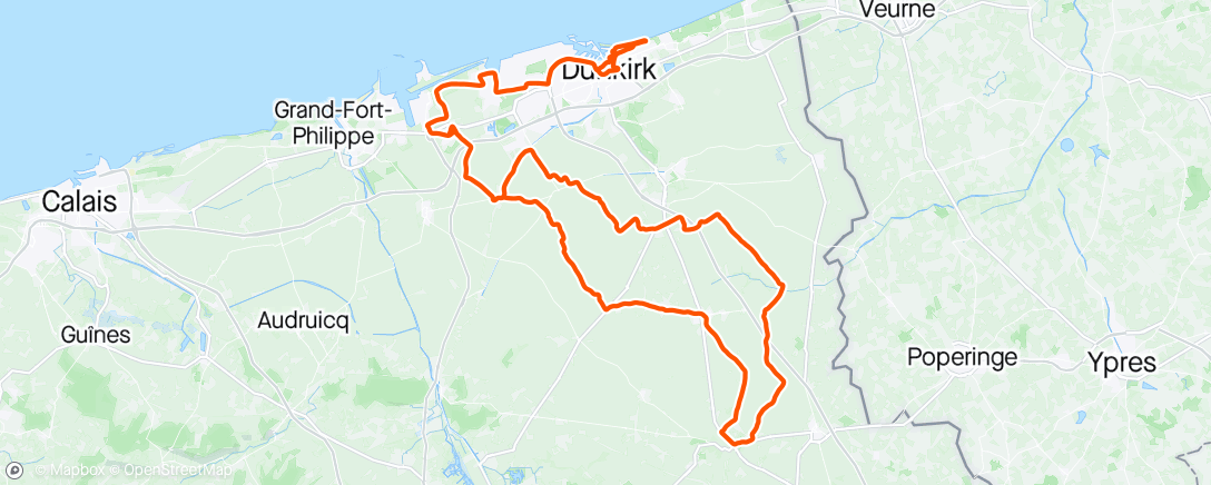 「Dunkerque 6」活動的地圖