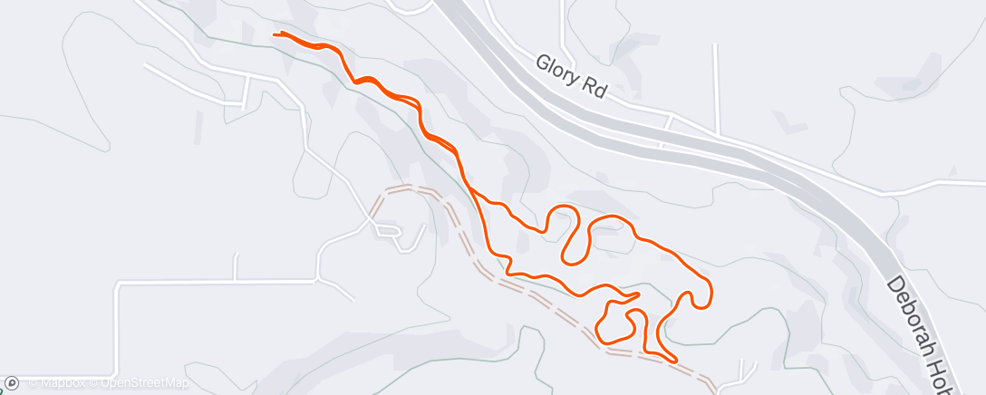 Map of the activity, Morning Run