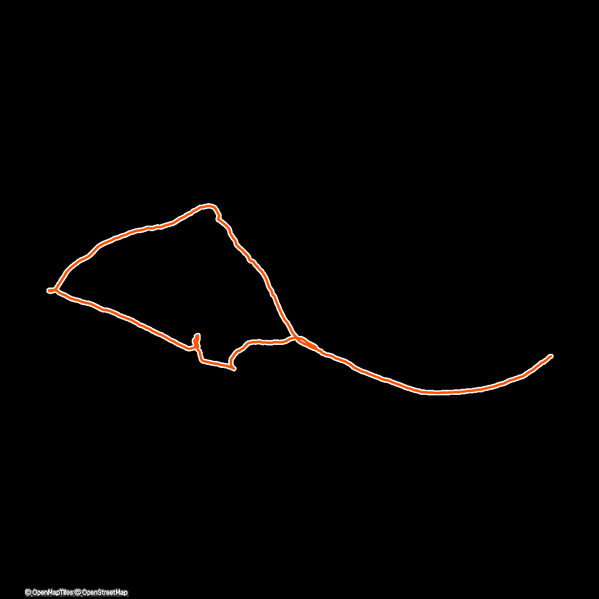 Map of the activity, Spaziergang am Nachmittag
