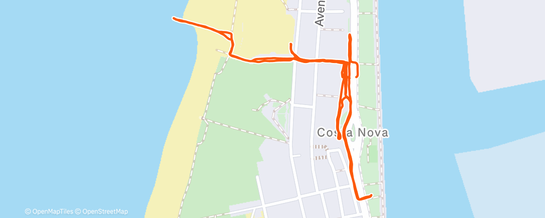 Map of the activity, Friday Afternoon Walk
