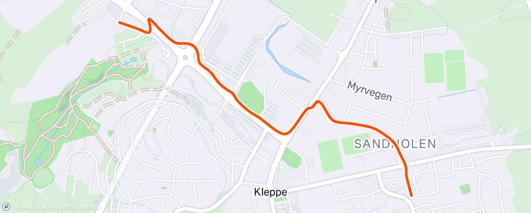 Map of the activity, Afternoon Ride