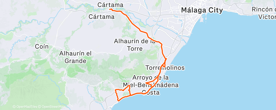 Map of the activity, 朝のライド