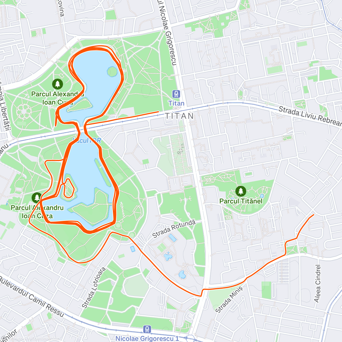 Karte der Aktivität „Morning Run”