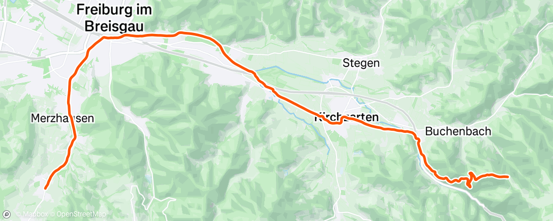 Map of the activity, Lunch Gravel Ride