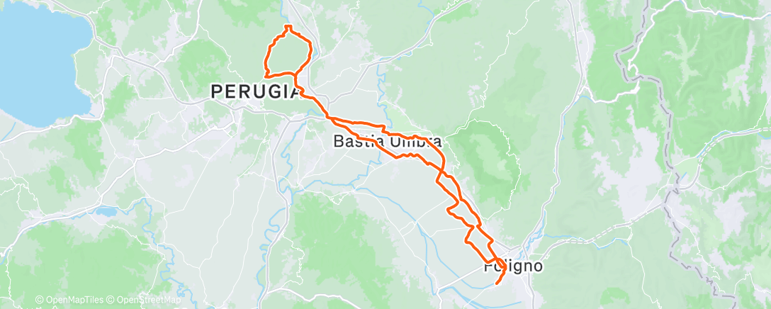 Map of the activity, Da Easy ride a Hell ride è un attimo