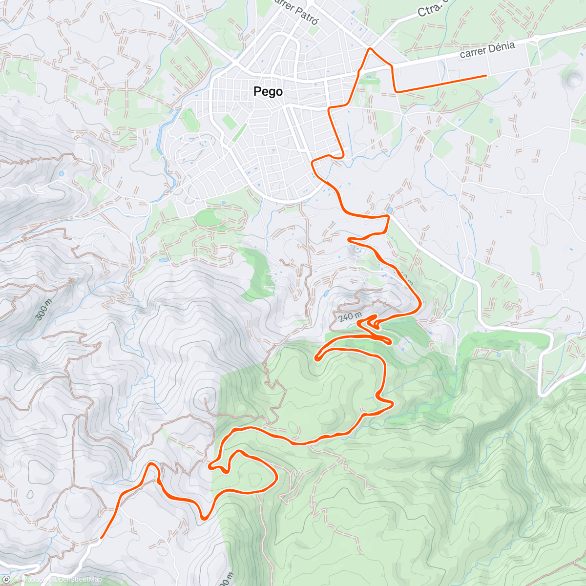 Map of the activity, ROUVY - Port de la Vall d'Ebo | Spain