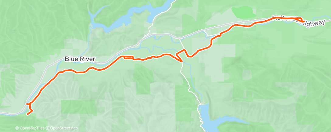 Map of the activity, Back on the horse