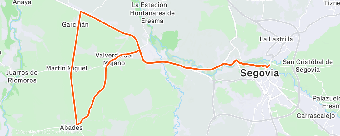 Карта физической активности (La de los lunes)