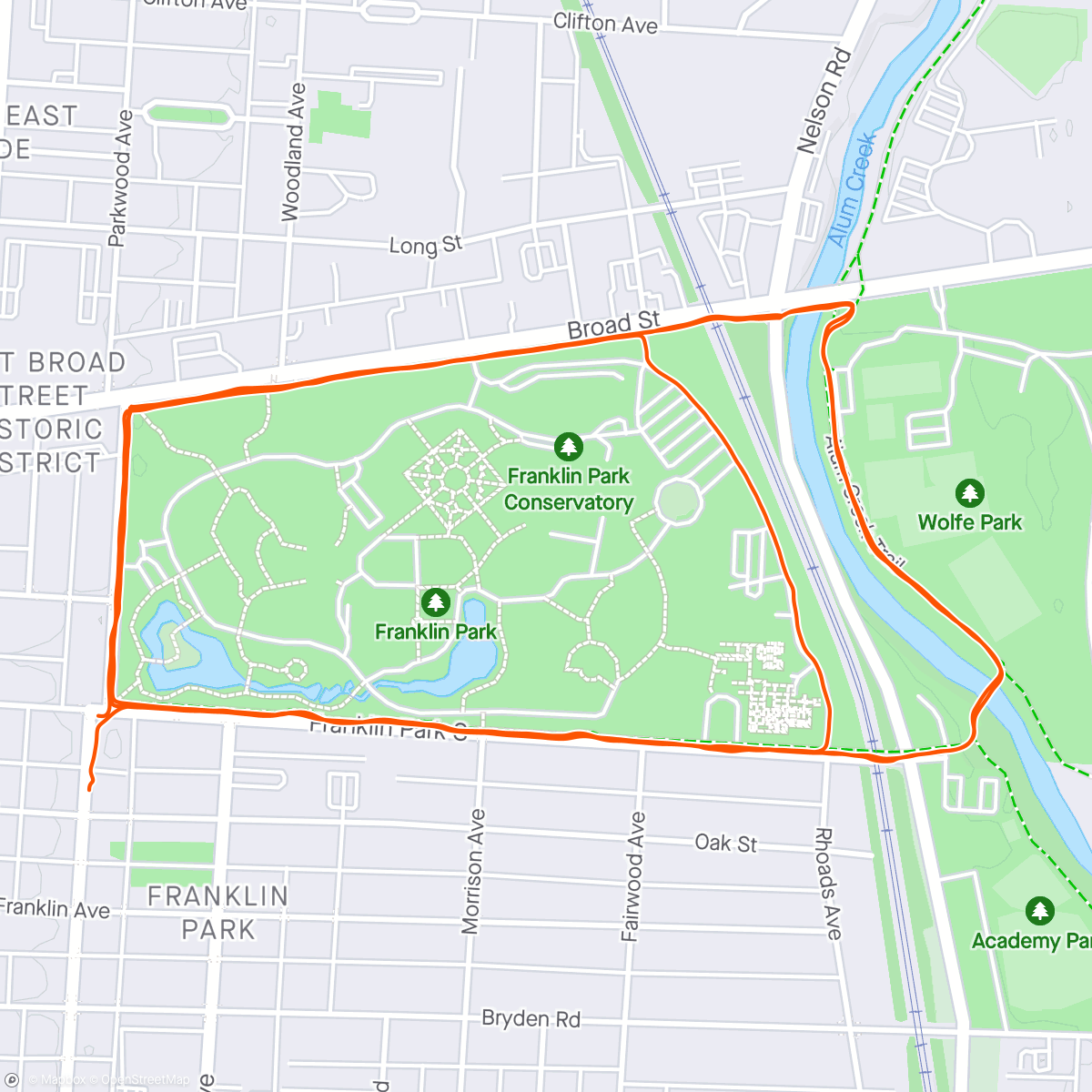 Map of the activity, Day 131 - 1st RUN