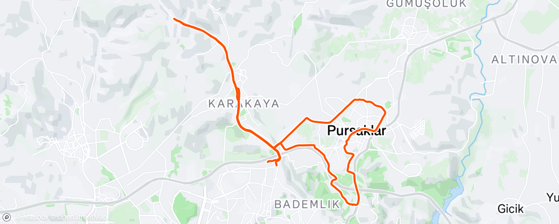 Map of the activity, 2025-04-27Ride