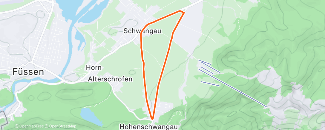 Map of the activity, ROUVY - interval