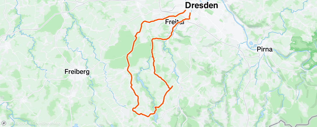Map of the activity, Heute frostfrei ♥️ 5x8'