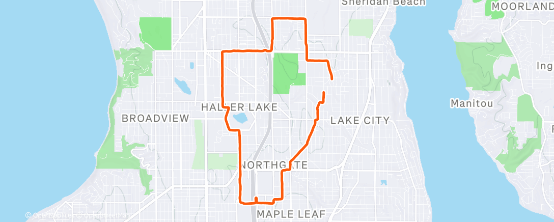 「Guess how many miles I’ve run this year」活動的地圖