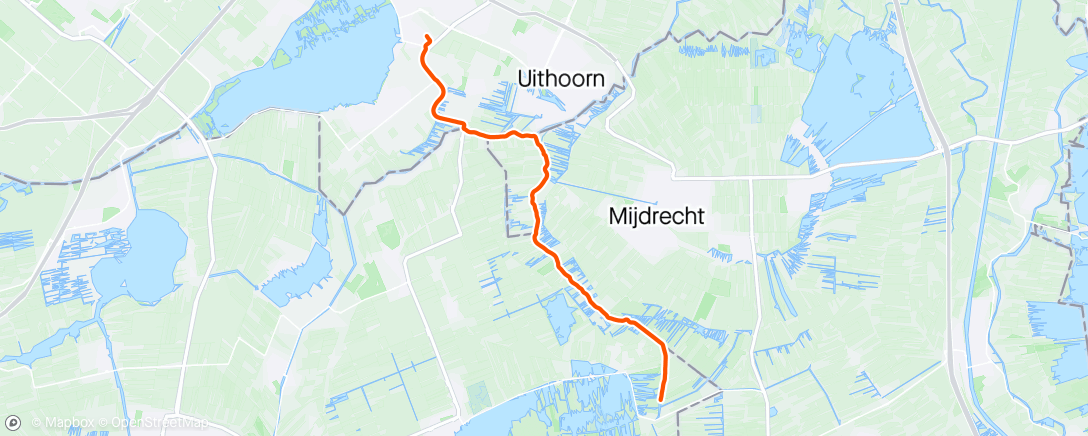 Map of the activity, Morning Ride WW