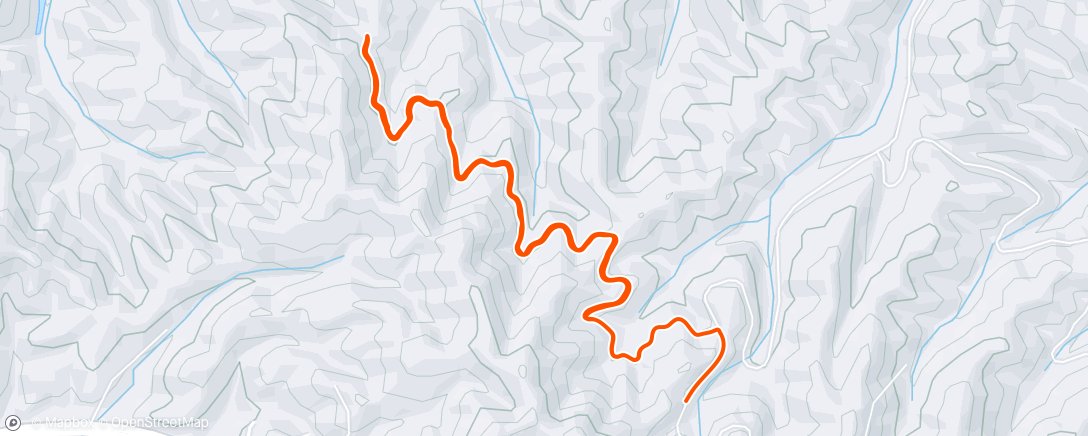 Map of the activity, Afternoon Hike