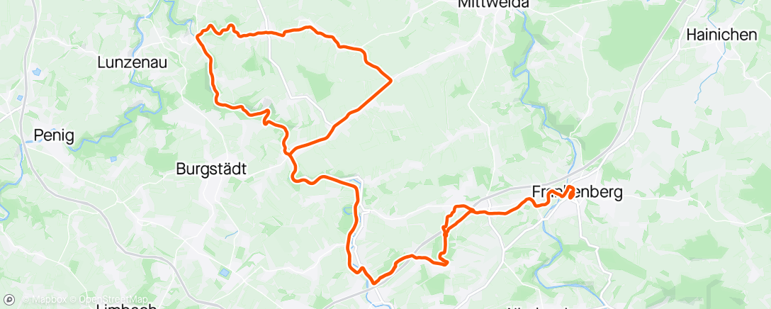 Carte de l'activité Mountainbike-Fahrt am Nachmittag / SST-Intervalle