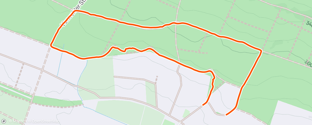Map of the activity, Lauf am Morgen
