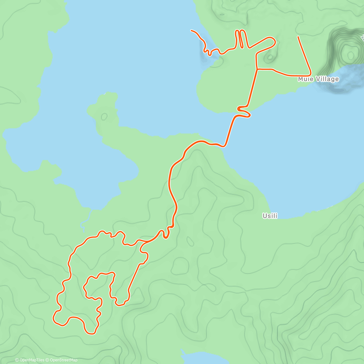 Map of the activity, Zwift - Ed Hernandez's Meetup on Road to Ruins in Watopia