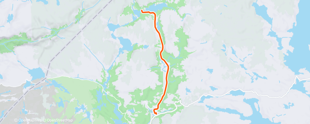 Карта физической активности (☀️❄️Flatstøl Halvmaraton Winter Edition)