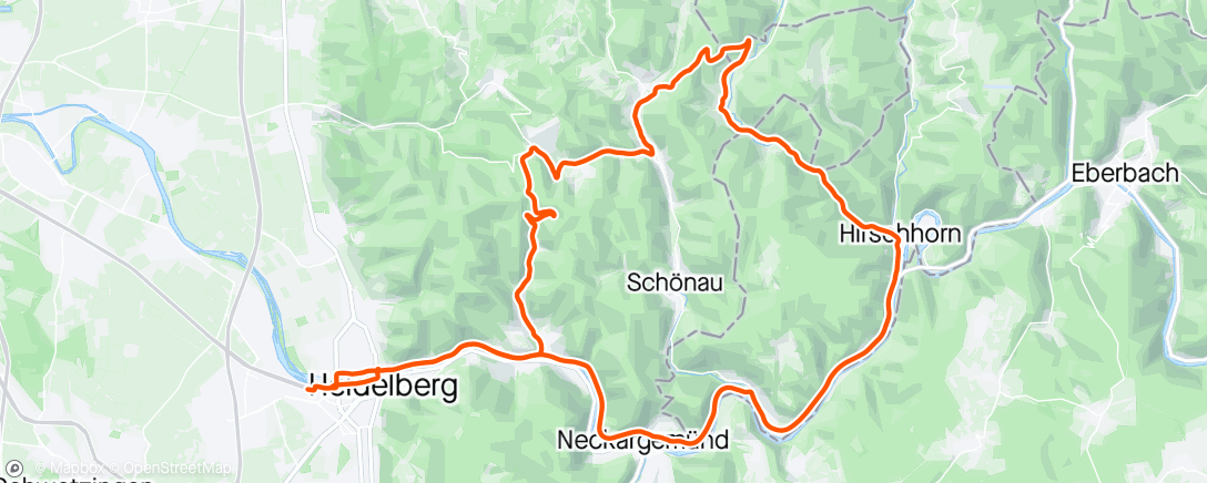 Map of the activity, Warme Runde vor der Regatta