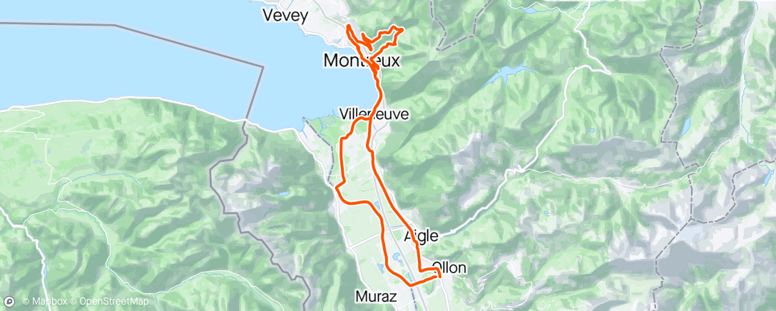 Map of the activity, Petite montée aux Avants avec mon Nono 😊