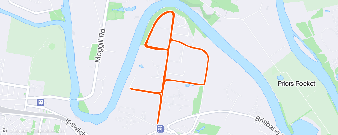 Map of the activity, First time loading a workout into the bike computer
