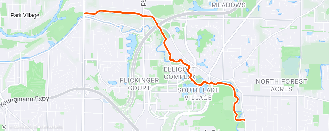 Map of the activity, Watch died, I went 10 miles, i swear.