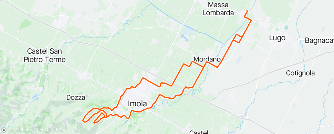 活动地图，Giro mattutino