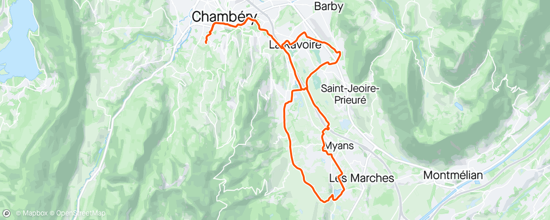 Карта физической активности (Lac St André au ☀️✨)