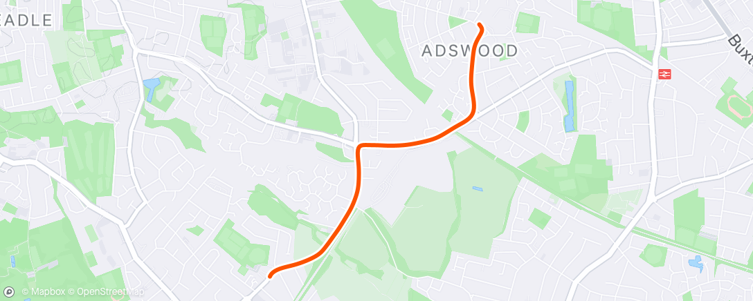 Map of the activity, Back from Costa