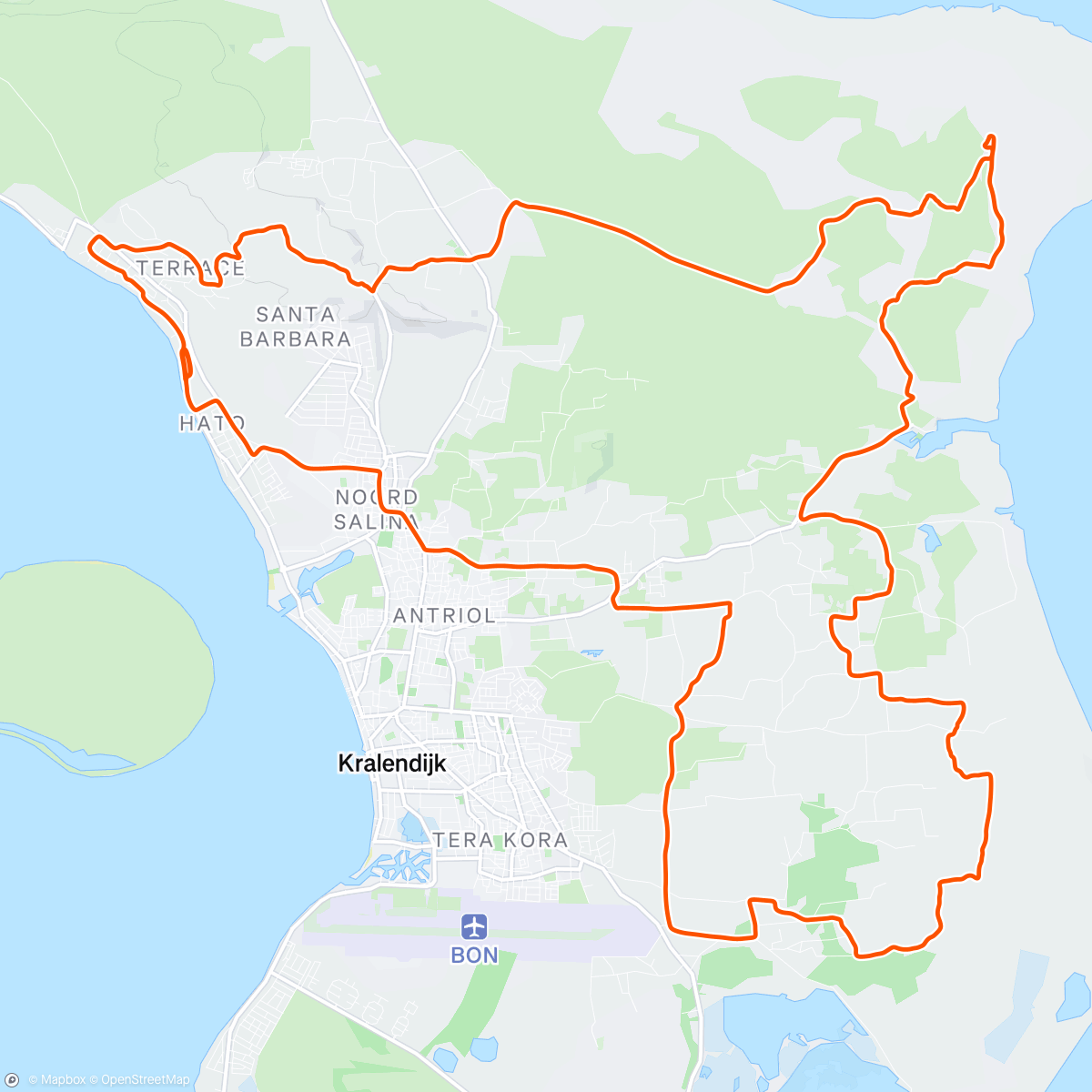 Map of the activity, 12,000 ste km van 2024 Kerst rit met Marcel