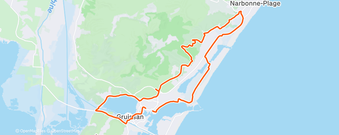 Map of the activity, Km sammeln