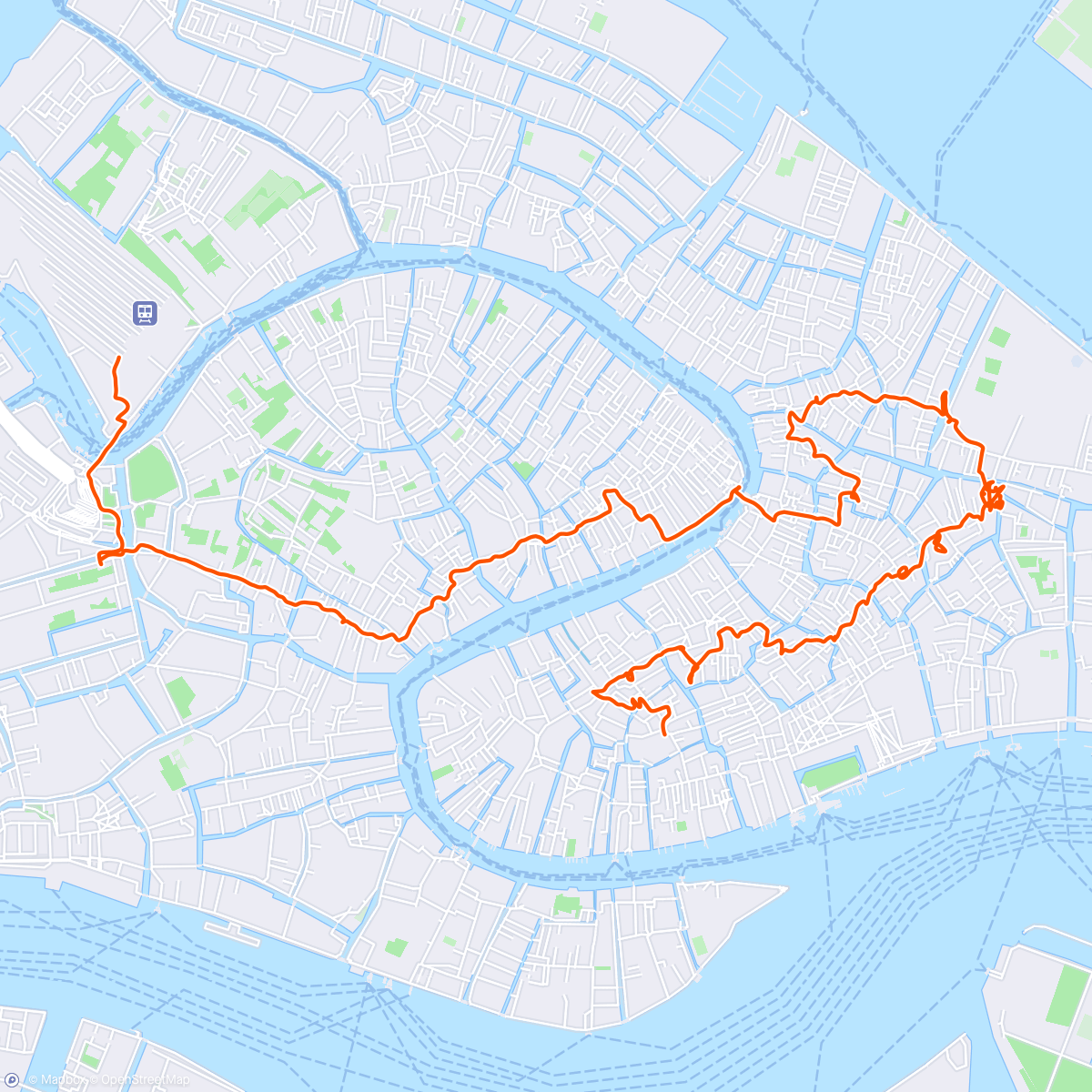 Map of the activity, Venice 2