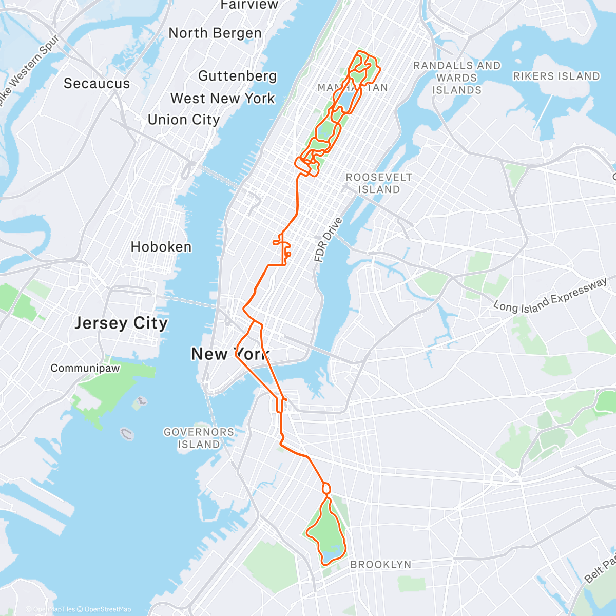 Map of the activity, Zwift - 4Zwift