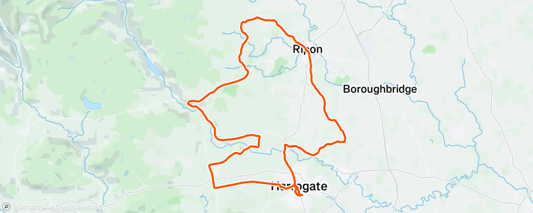 Map of the activity, Prologue NYE ride  …so long 2025