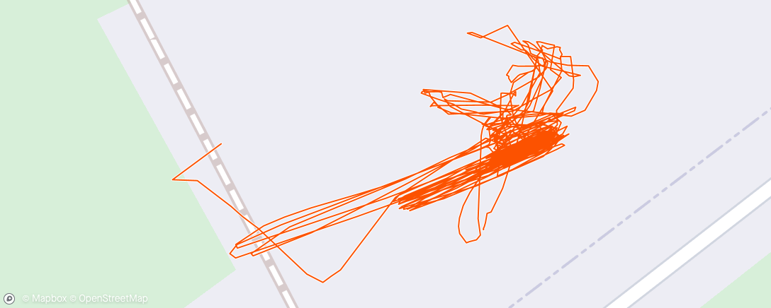 Map of the activity, Morning field fit boot camp