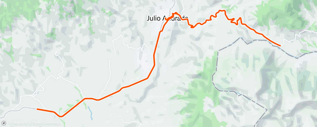 Mapa de la actividad, 2024-12-26Ride