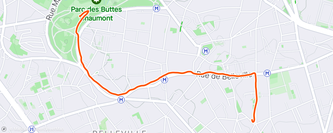 Map of the activity, Sortie vélo dans l'après-midi 🐕