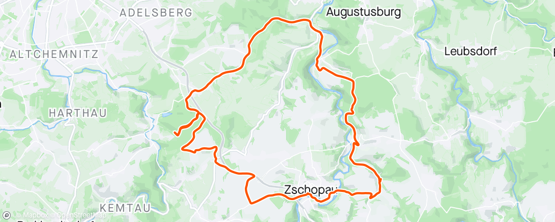 Mapa de la actividad (Fahrt am Morgen)