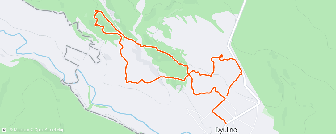 Mapa de la actividad, Night orienteering 🧭