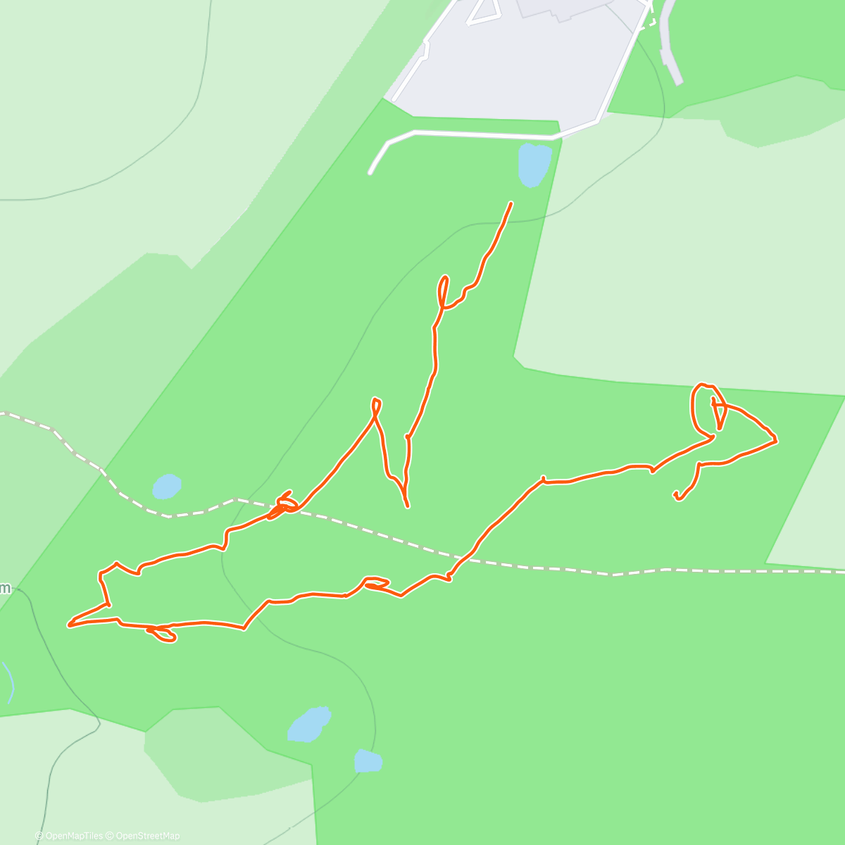 Map of the activity, A few holes with Mum