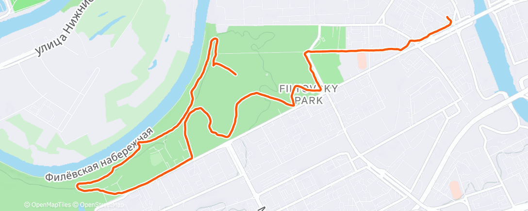 Map of the activity, Субботняя с ногоскоками. Чуть не сдох...