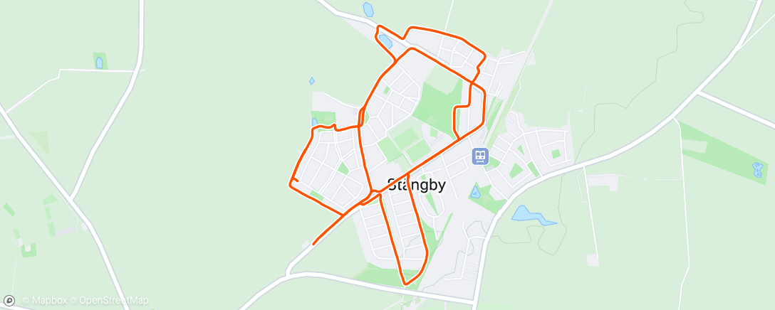 Map of the activity, Lunch Shakeout