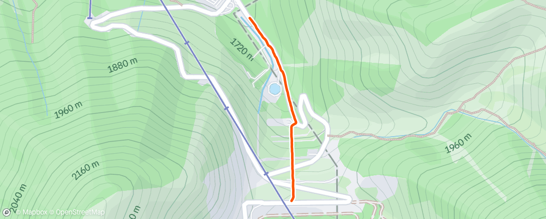 Map of the activity, Morning Run