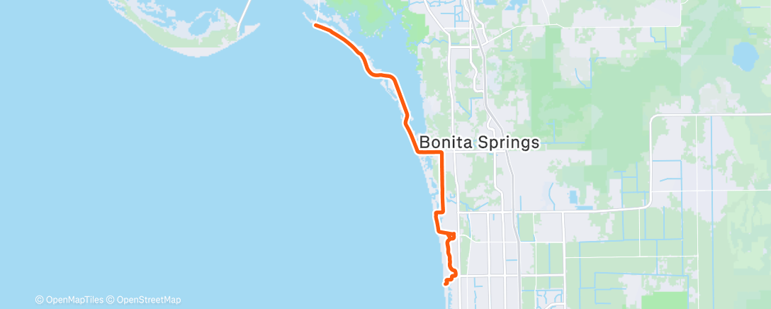 Map of the activity, Morning Ride