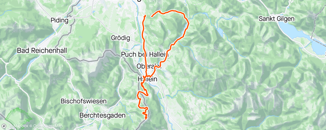 Mapa de la actividad, Morgenausfahrt