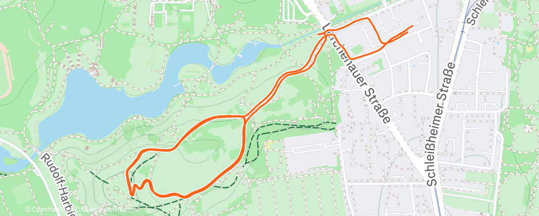 Карта физической активности (Night Run)